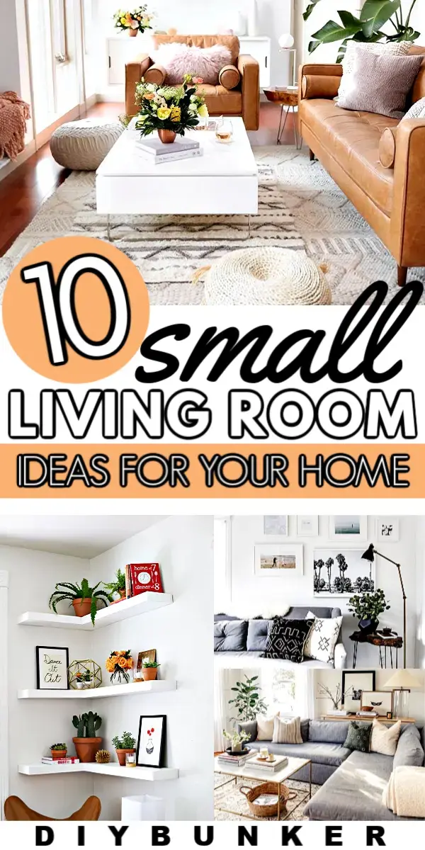 Small Living Room Decor Ideas That'll Open up Your Space