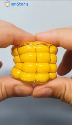 Making Corn Emoji Squishy with Nano tape🌽