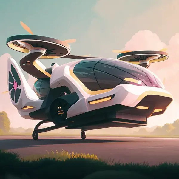 Air Taxi design study Florian Mack // A.I. driven design