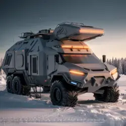 Snow Off-road concept Florian Mack // A.I. Driven Design