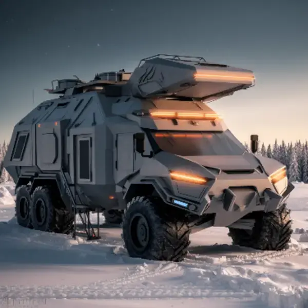 Snow Off-road concept Florian Mack // A.I. Driven Design