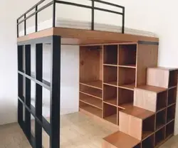 Bunk bed with storage