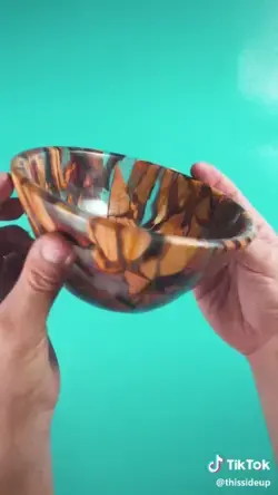 DIY Acrylic and Wood Bowl Pottery