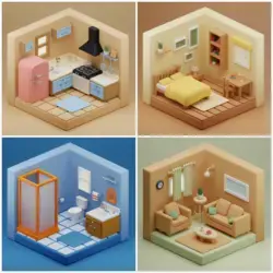 Low Poly Rooms