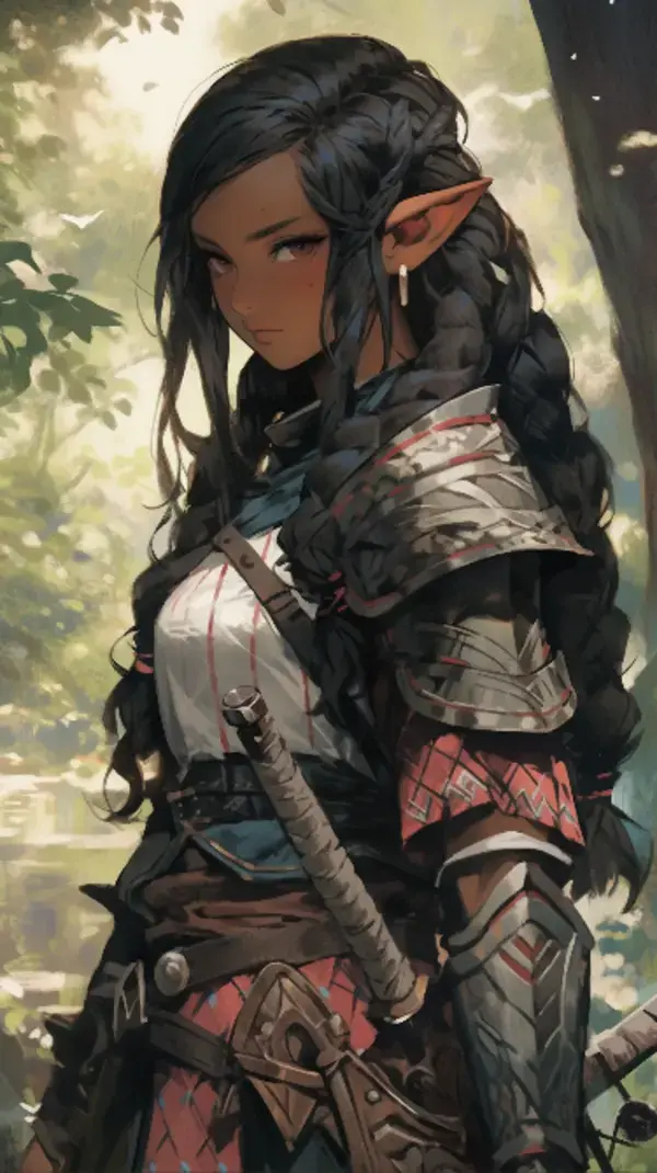 Elven Warrior Maiden