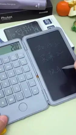 Multi-Functional Writing Tablet and Calculator Combo