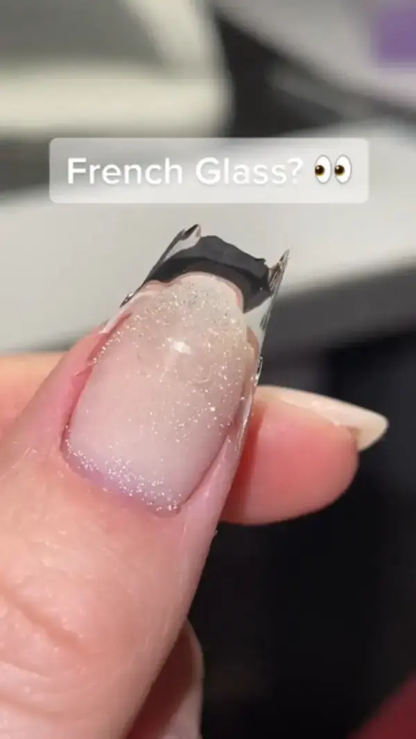 french glass nails