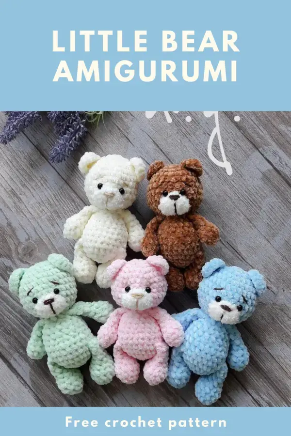 Little bear amigurumi free pattern