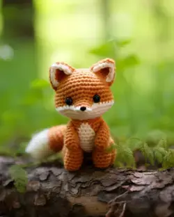 Cute Crocheted Fox