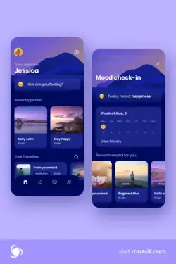 Calm Mobile App Redesign | UI/UX