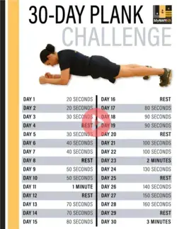 30 day plank challenge