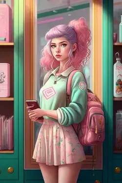 Fashion portrait of a classmate By ThetaCursed