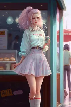 Pretty outfit of a schoolgirl Created by ThetaCursed