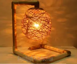 How To Make lampshade with Jute Yarn | Creative Room Decor Idea 