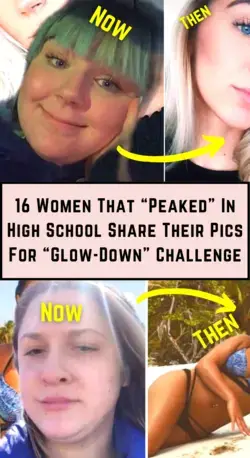 16 Women That “Peaked” In High School Share Their Pics For “Glow-Down” Challenge Interview