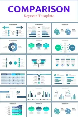 Comparison Keynote Templates - 20 best design infographic templates