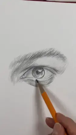 Eye Drawing by Nadia Coolrista