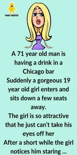 Funny Jokes ‣ A gorgeous 19 year old girl