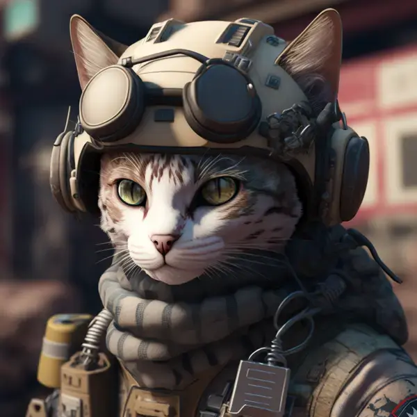 Cat manchkinas a call of duty operator