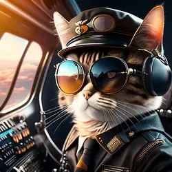 Aviator cat