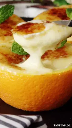 Orange Creme Brulee Cups