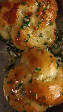 Mozzarella Stuffed Garlic Knots