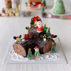 Christmas Log Cake