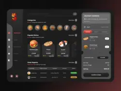 🍽️Restaurant/Food Ordering Dashboard Design🍔