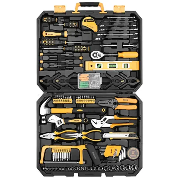 Amazon.com: DEKOPRO 228 Piece Socket Wrench Auto Repair Tool Combination Package Mixed Tool Set Hand Tool Kit with Plastic Toolbox Storage Case : Tools &amp; Home Improvement