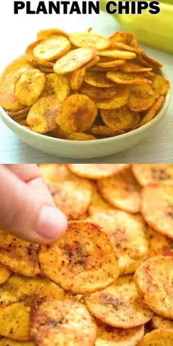 Baked Plantain Chips