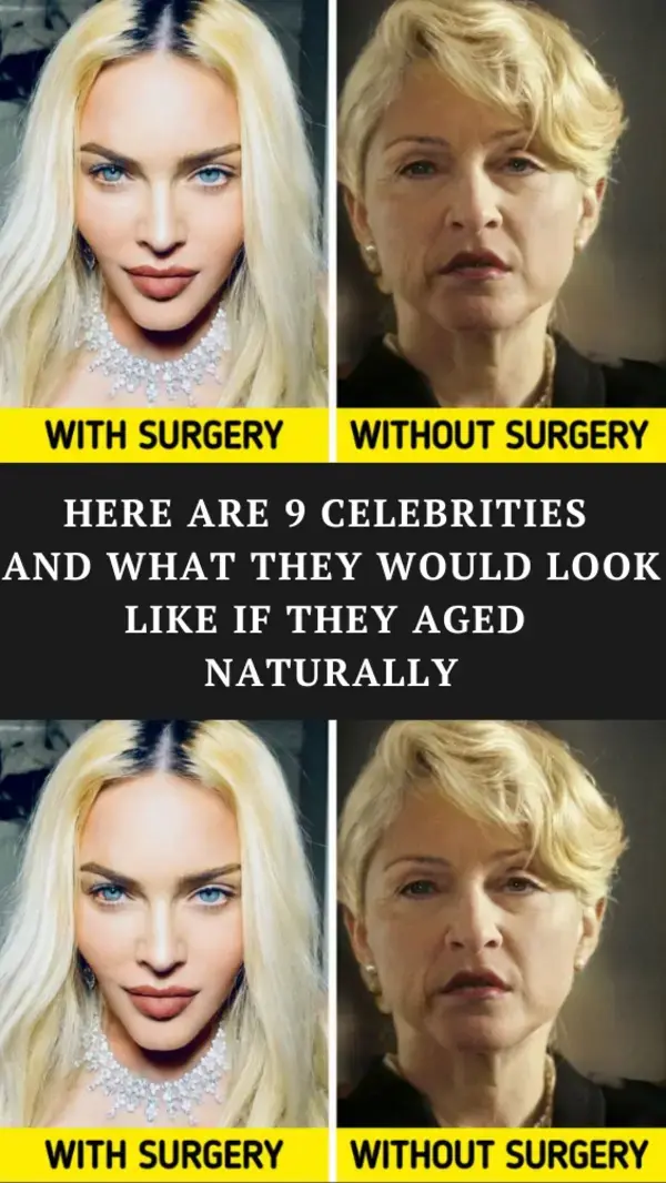 Here Are 9 Celebrities And What They Would Look Like If They Aged Naturally