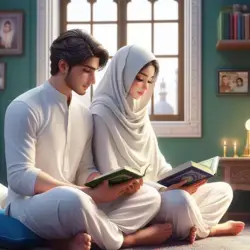 #muslim_couple #husband_wife #couple_praying #couple_avatar #avatar #dp #anime #ramazan