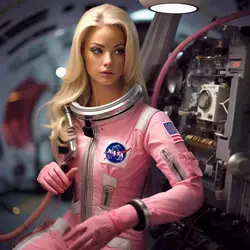 Barbie astronaut