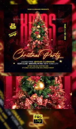 Christmas Party, Print Templates | GraphicRiver