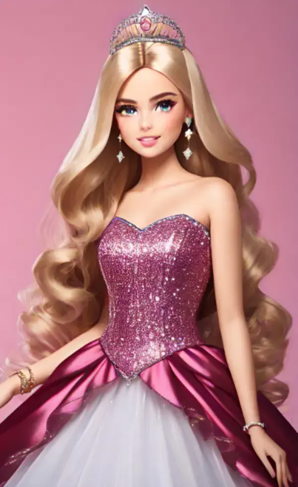 A young beautiful girl Barbie