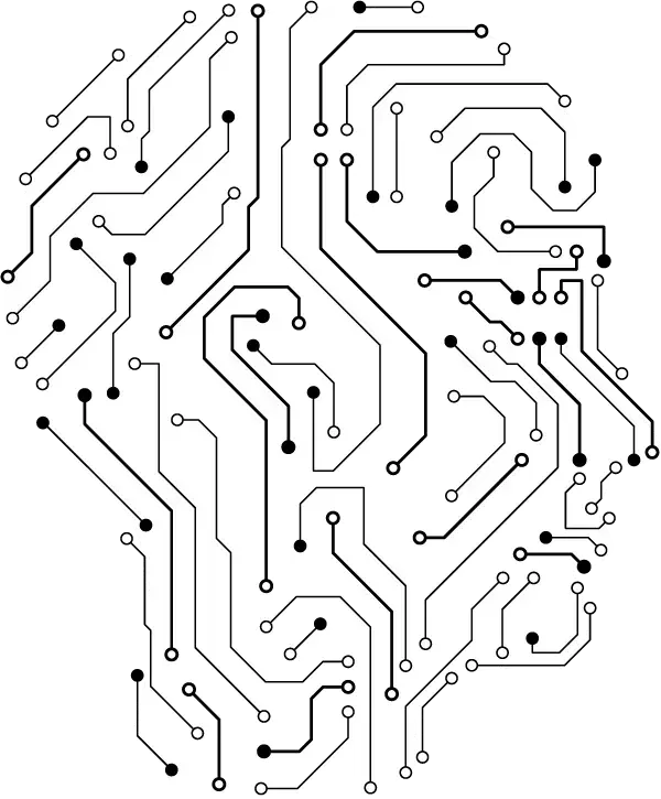 Head Art Brain Engineering Human Angle Line