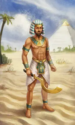 Egyptian warrior. By Tanya Bosyk
