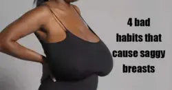 Ladies, take note. Not men’s hands, here are 4 bad habits that cause saggy br£asts