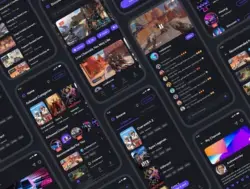 Streamo - Game Live Streaming App UI Kit Premium &amp; High Quality UI Kit with All Full