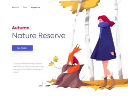 Landing Page - Autumn Nature Reserve 