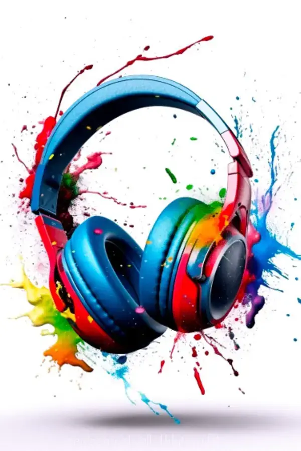 Headphone Splash Color 002