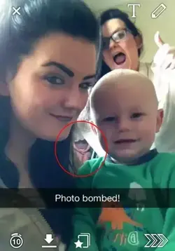 'Ghost girl' appears in Snapchat selfie. What do you think?