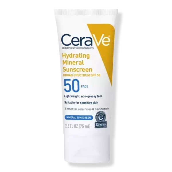 CeraVe Hydrating Facial Mineral Suncreen SPF 50