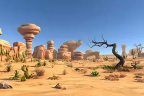 Stylized Desert Nature