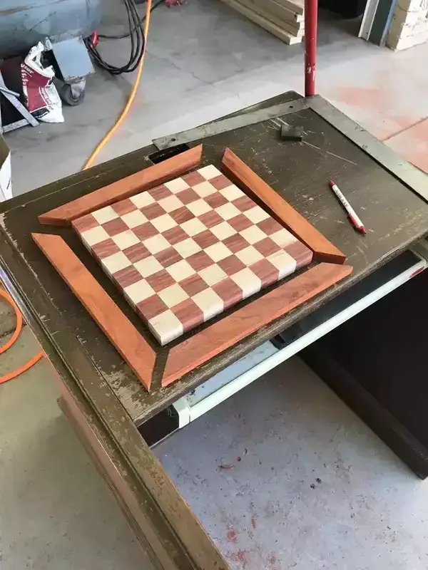 Chess Board - Cherry and Padauk - Album on Imgur