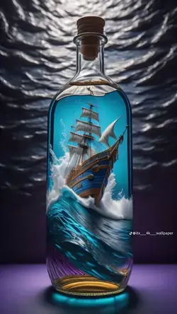 best wallpapers ever  ship in a bottle wow......