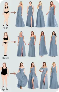 How Do I Pick Up My Dusty Blue Bridesmaid Dresses | Wedding Guest Dresses | Wedding Guest